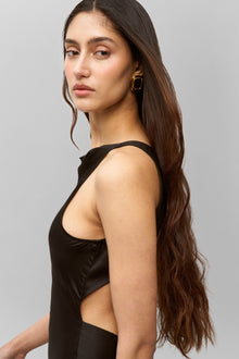 Womens | Lina Midi Dress | Black