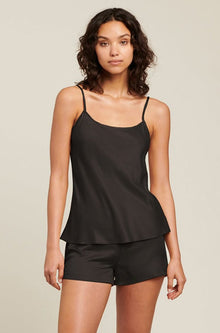 Washable Silk Cami | Black