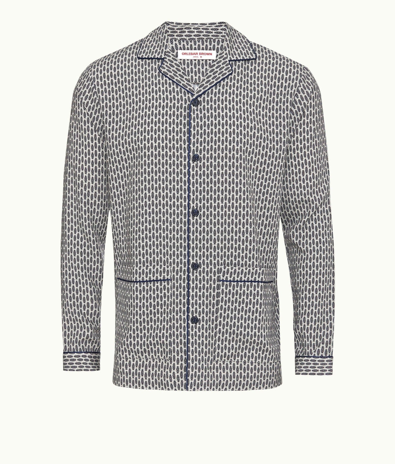 Gabel Perez Print Capri Collar Resort-Style Shirt Woven | Chai