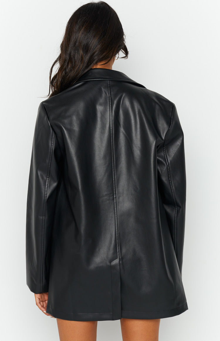 Galantis PU Blazer | Black