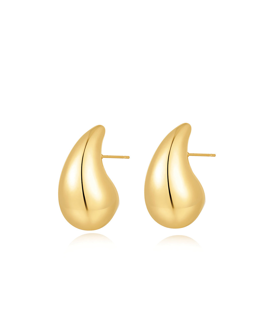 Gia Hoops - Gold | Plated Gold