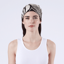 Gigi Headscarf | Black/Beige