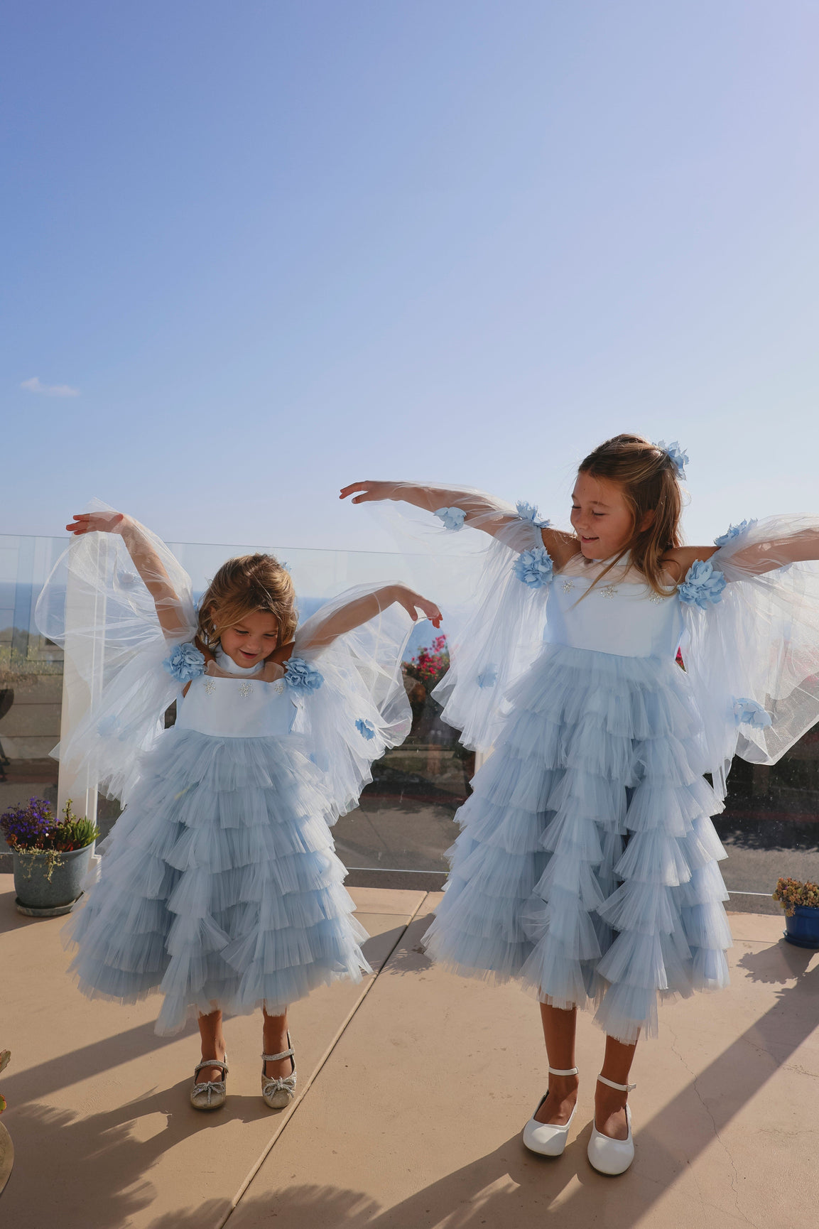 Girl | Alaska Baby Tulle Dress | Blue