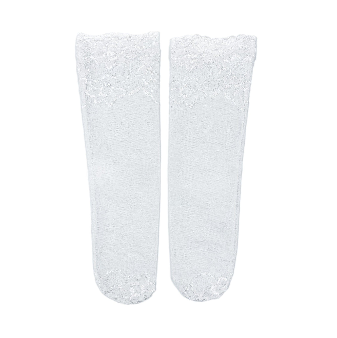 Girl | Flora Lace Socks | White