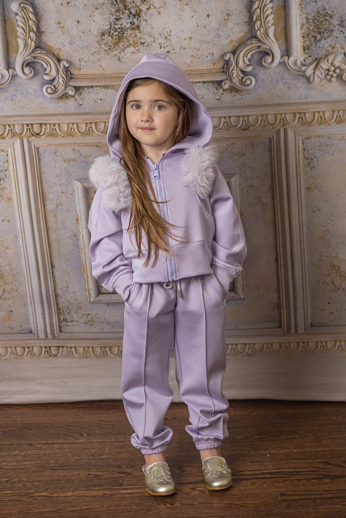 Girl | Girls' Track Suit | Lavender