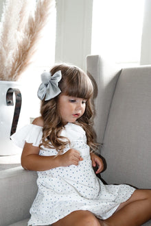 Girl | Lana Hair Bow | Silver