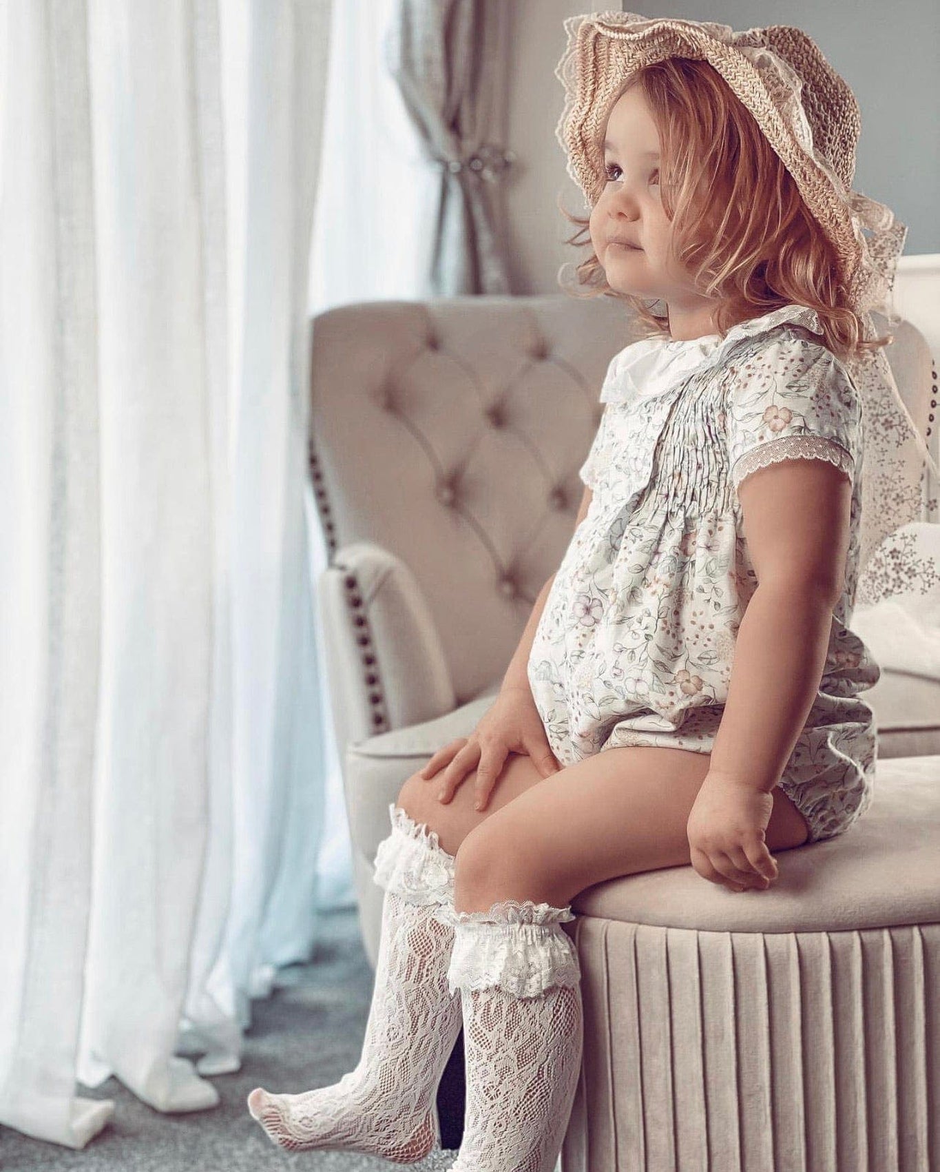 Girl | Lola Lace Socks | White