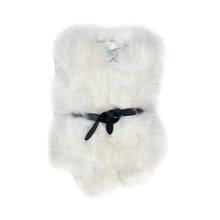Girl | Luxurious Fox Vest | White