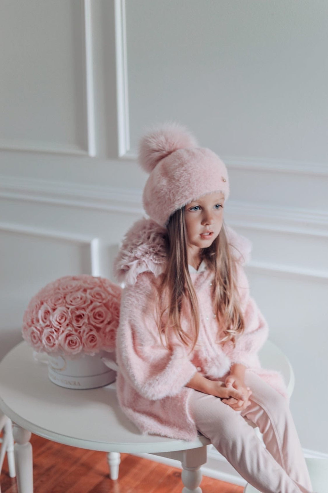 Girl | Milana Rose Beret | Pink