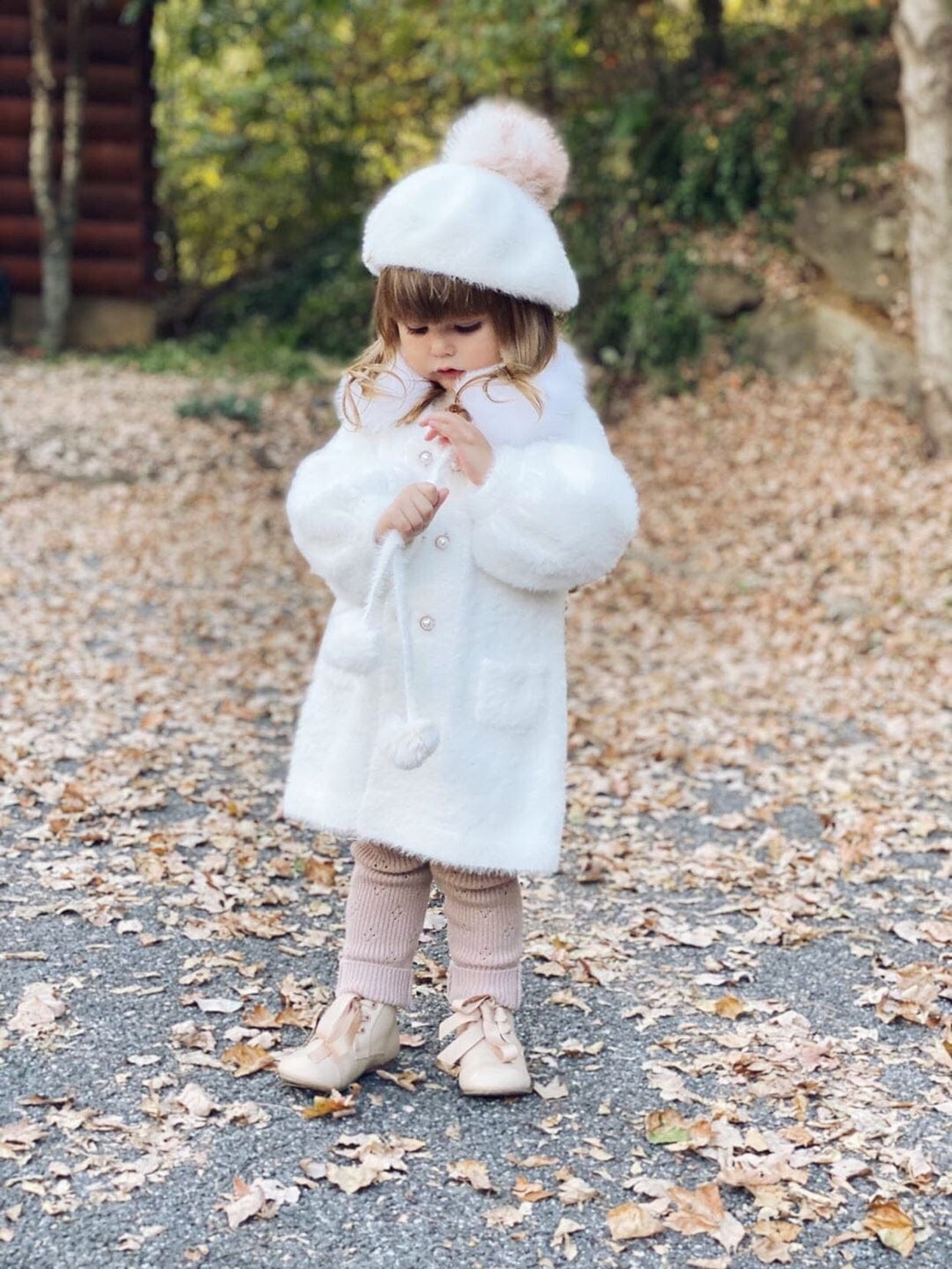 Girl | Milana Victoria Kids Beret | White