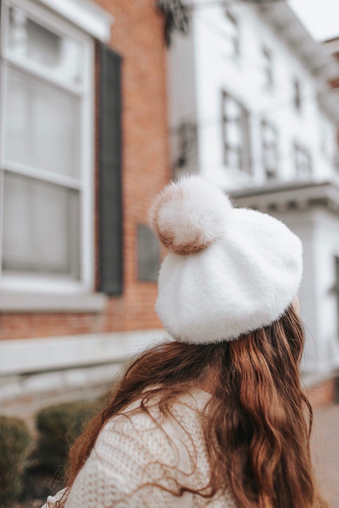 Girl | Milana Victoria Kids Beret | White