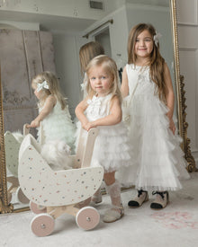 Girl | Poppy Quilted Dress | White