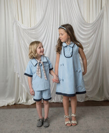 Girl | Terry Baby Blue Dress
