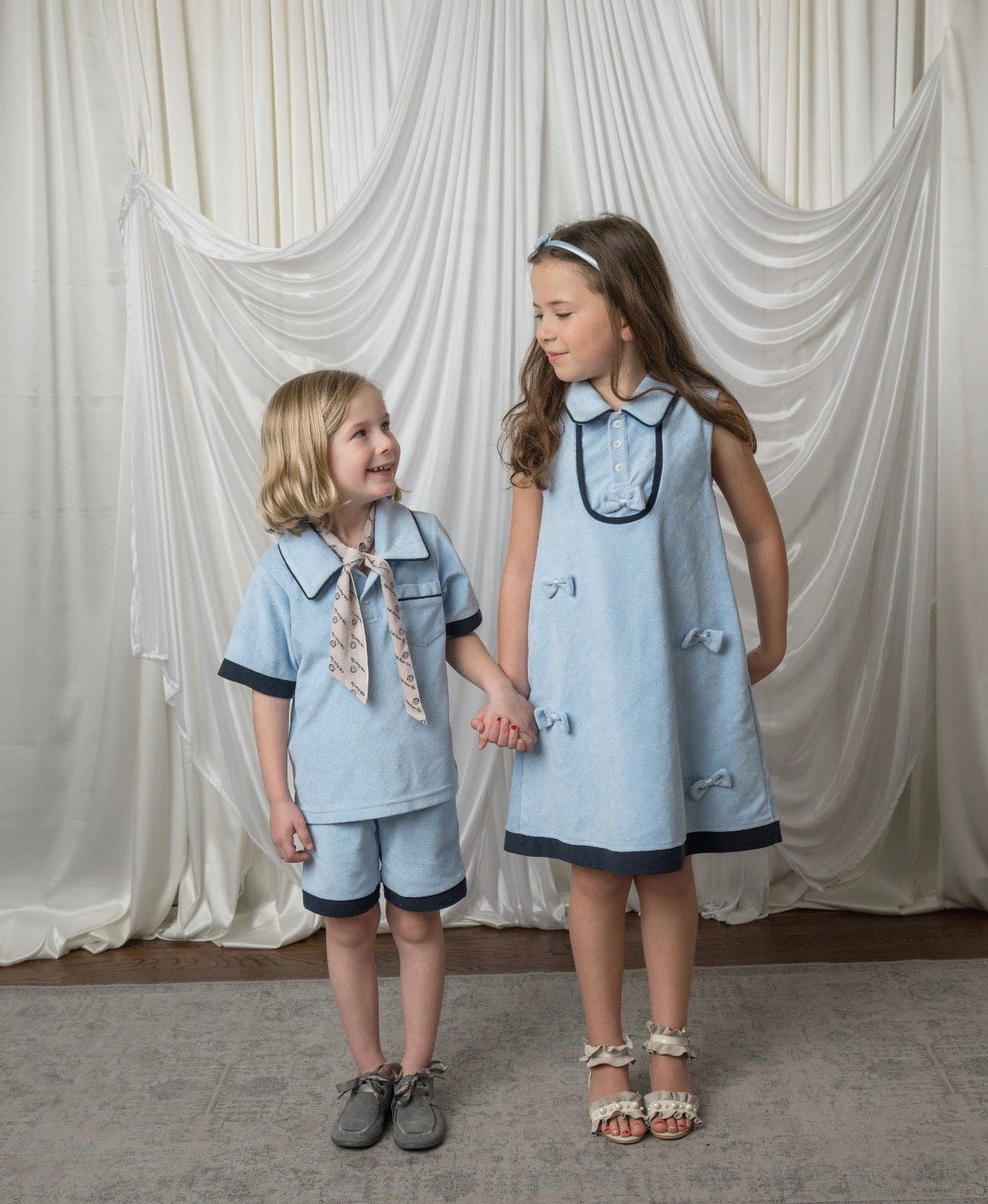 Girl | Terry Baby Blue Dress