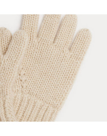 Girls | Birk Ribbed Gloves | Natural