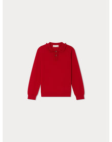 Girls | Brynja Sweater | Poppy Red