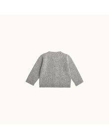 Girls | Cashmere Cardigan | Heathered Gray