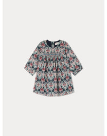 Girls | Felicie Smocked Dress | 6M-18M | Fig