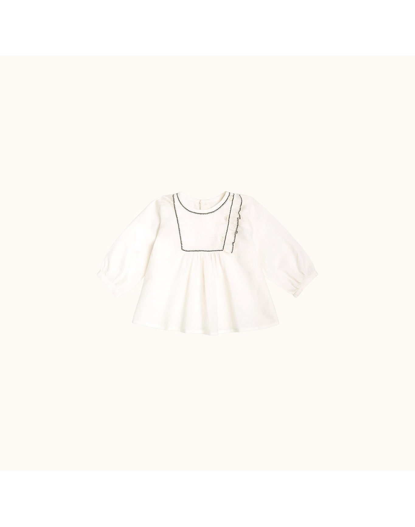 Girls | Maeli Blouse | 6M | Milk White