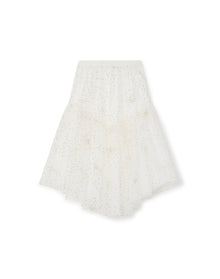 Girls | Sequined Tulle Skirt | 2 | Gold