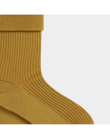 Girls | Thorild Ribbed Socks | Yellow