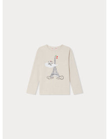 Girls | Tidjiane Long-Sleeved T-Shirt | Heathered Gray