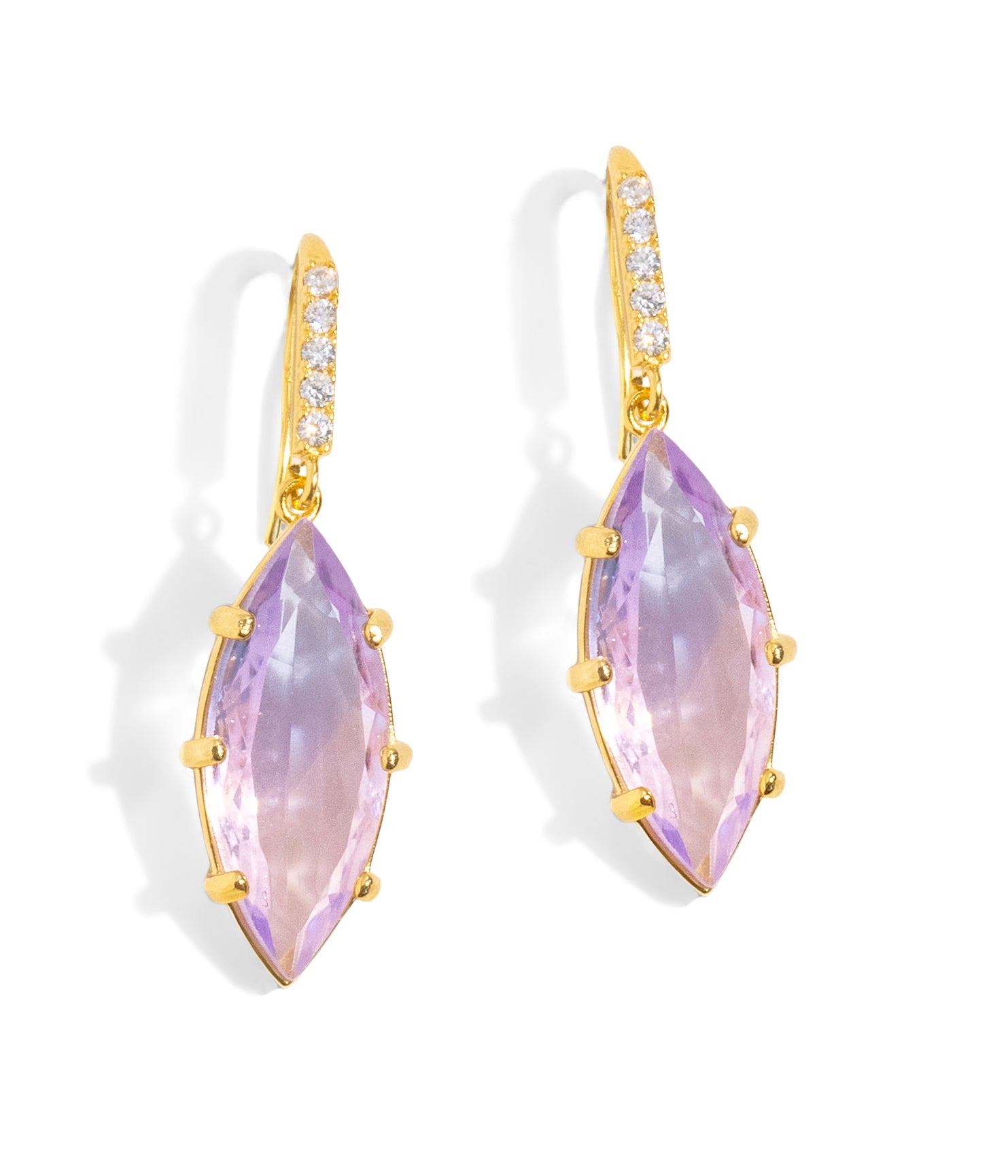 Gisele Drop Earrings | Violet