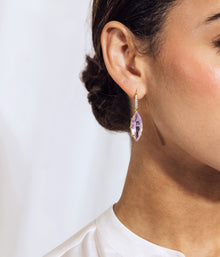 Gisele Drop Earrings | Violet