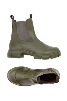 Green Recycled Rubber City Boots | Kalamata