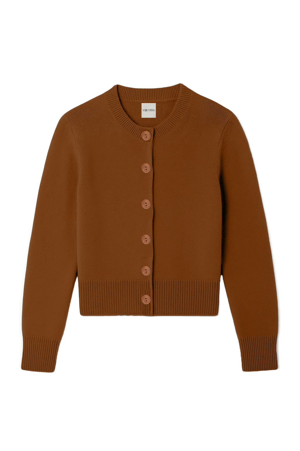 Greta Cashmere Cardigan | Fawn