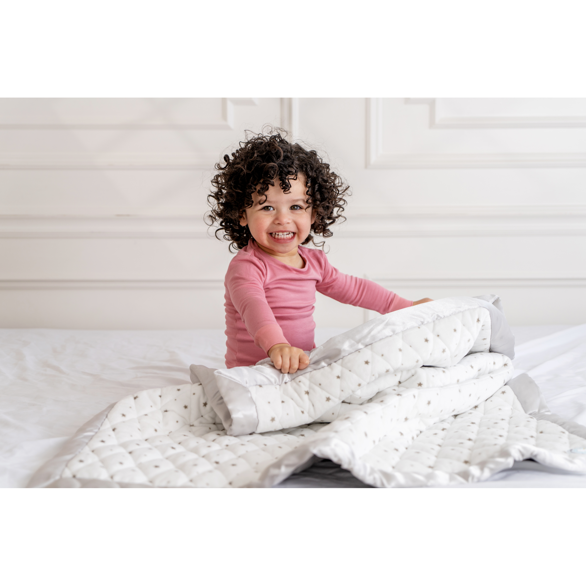 Weighted Toddler Blanket | Grey Star