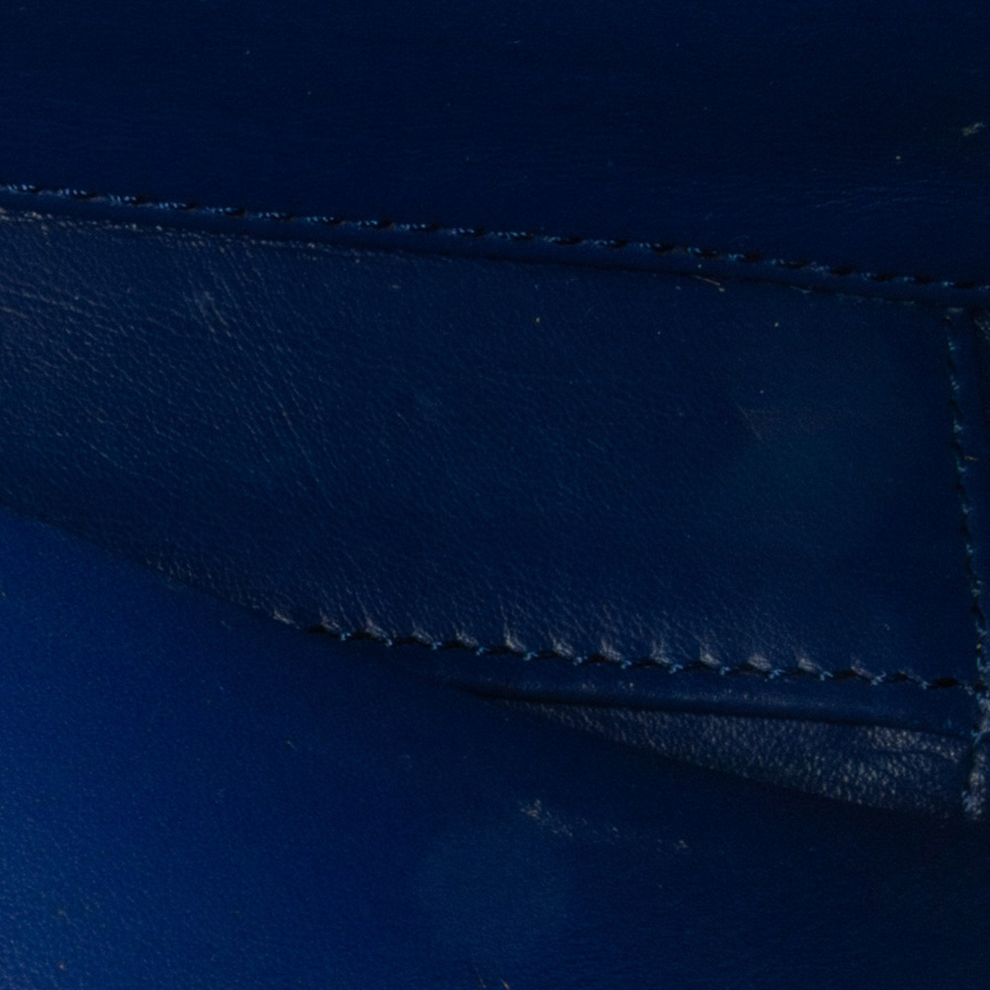 Chanel | Pre-Owned Small Jersey CC Filigree Vanity Case | BlueGreen