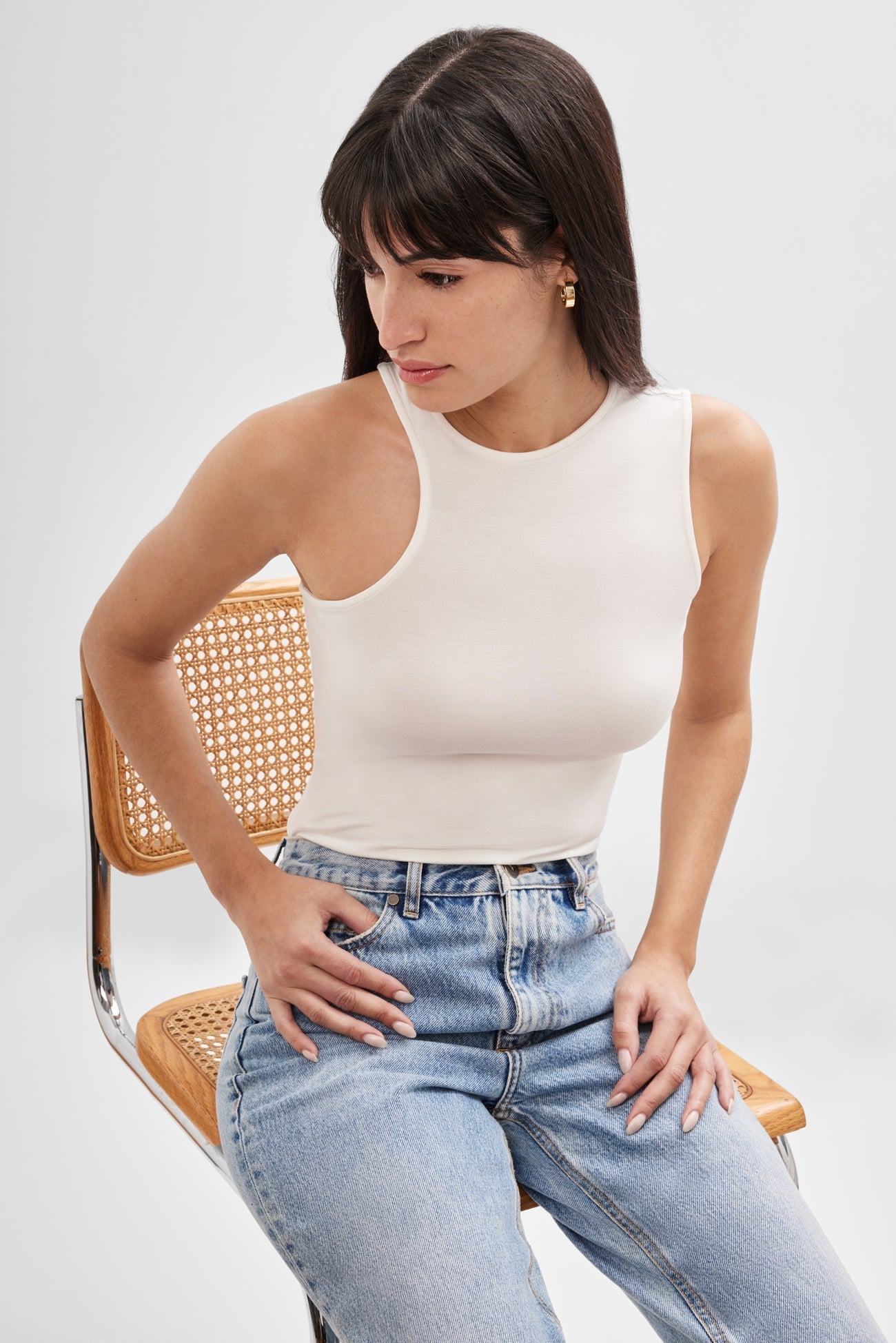 Daya Sleeveless Top | Off White
