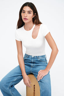 Rocio Cutout Top | Off White