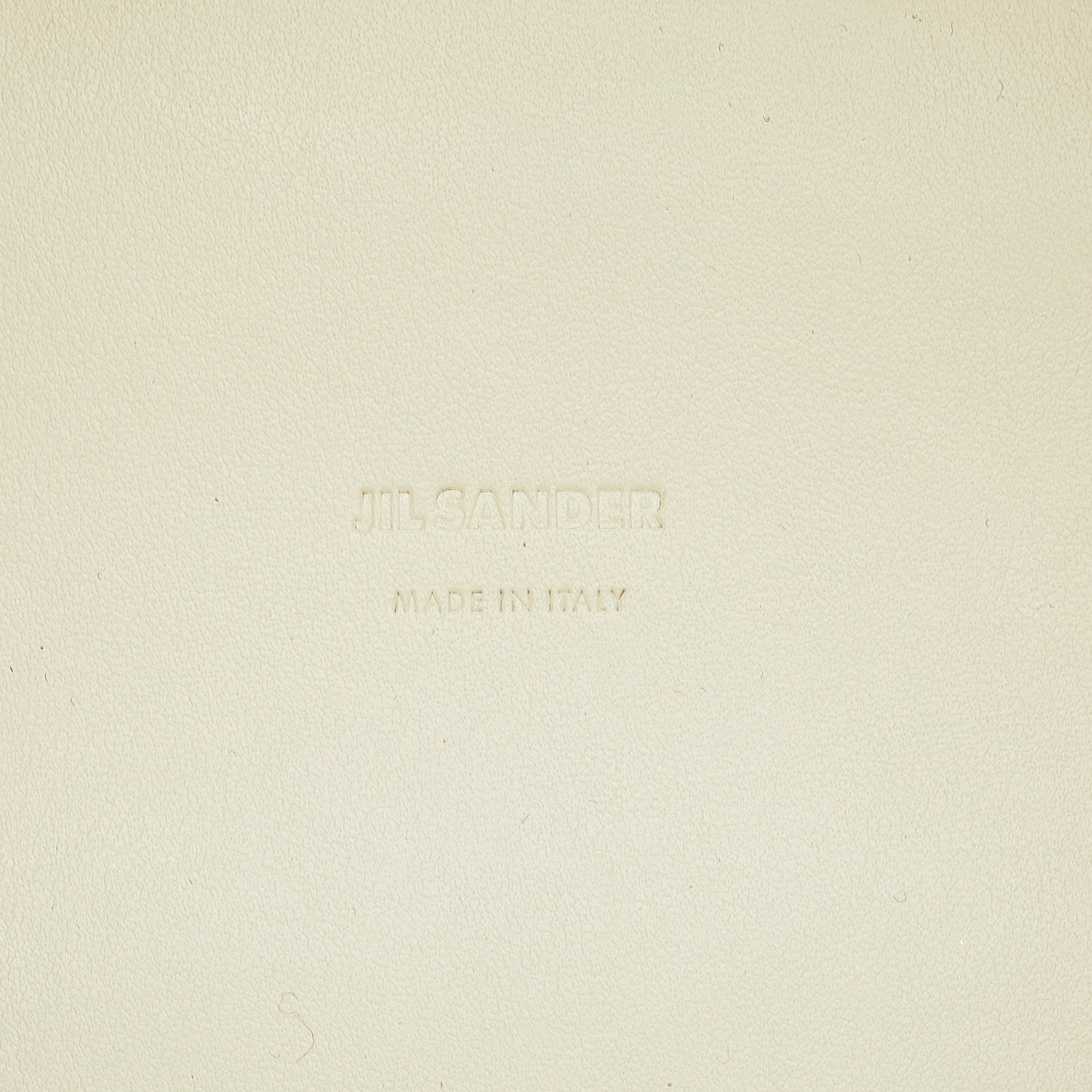 Jil Sander | Pre-Owned Woven Leather Basket Tote | White