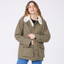 Sherpa Utility Jacket | Women | Military Green