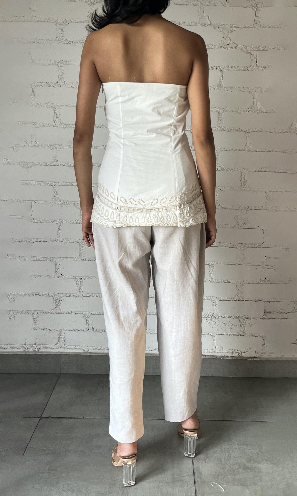 Womens | Ari Cotton Poplin Top | White