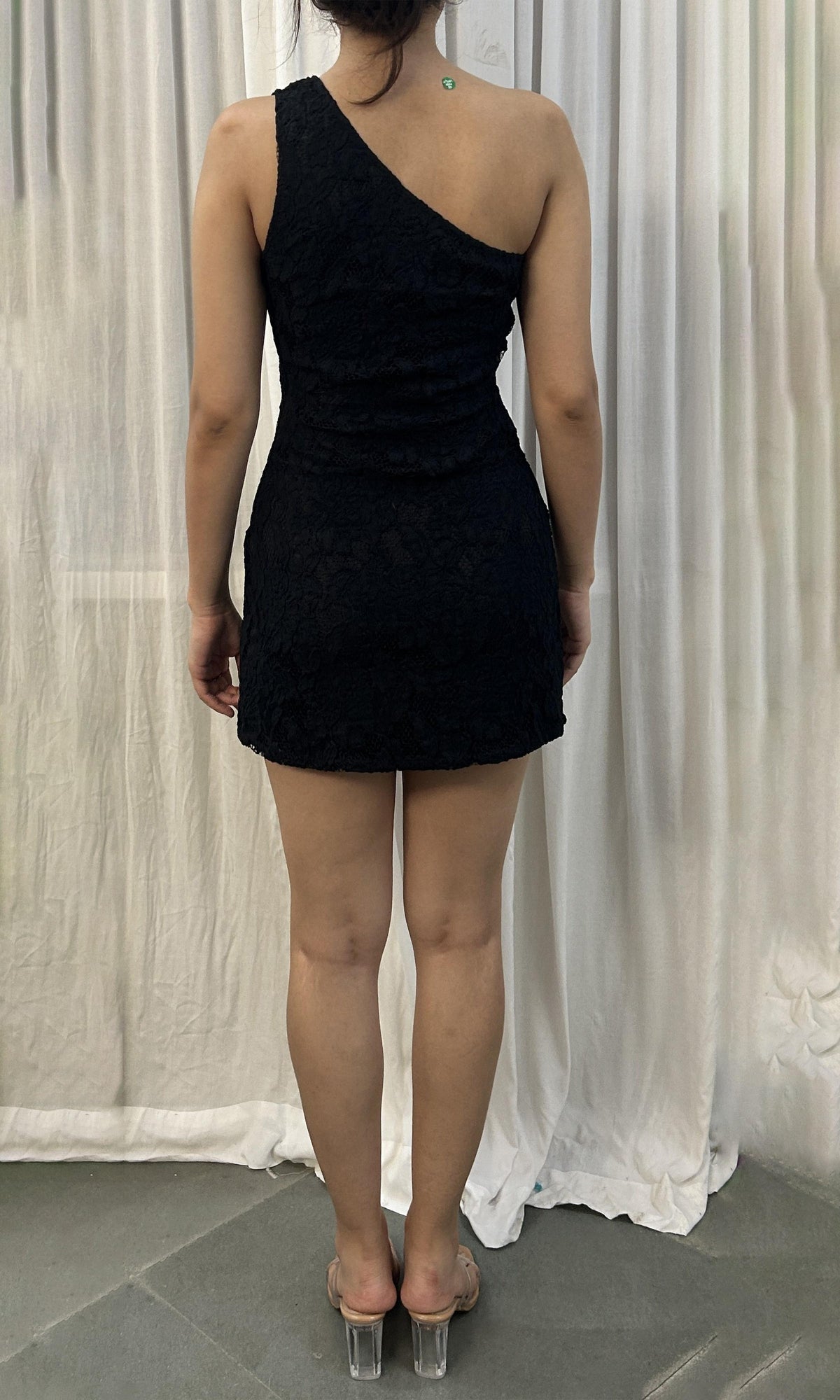 Hemant And Nandita | Inv Viscose Short Dress | Black