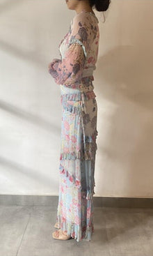 Womens | Inv Viscose Chiffon Long Dress | Multi