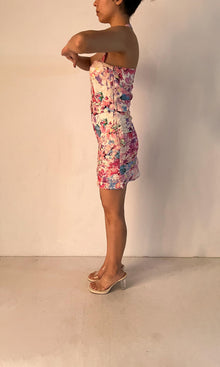 Hemant And Nandita | Inv Organza April Short Dress | Pink