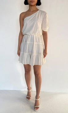 Hemant And Nandita | Inv Cotton Short Dress | Off White