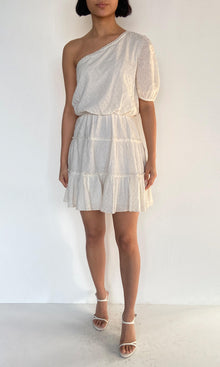 Hemant And Nandita | Inv Cotton Short Dress | Off White