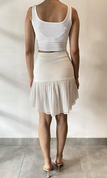 Hemant And Nandita | Inv Cotton Short Skirt | Whiite