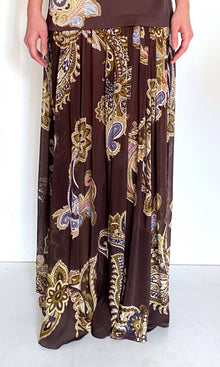 Womens | Reem Polyester Double Satin Low Armhole Maxi Dress | Brown