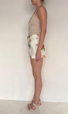 Womens | Taha Cotton Schiffli Shorts | White