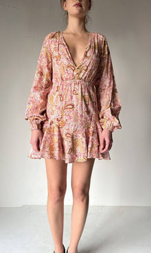 Womens | Vera Cotton Jacquard Short Dress | Multi