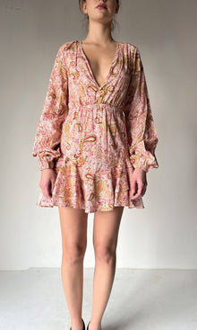 Womens | Vera Cotton Jacquard Short Dress | Multi
