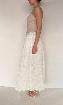 Hemant And Nandita | WHT Cotton Long Skirt | White