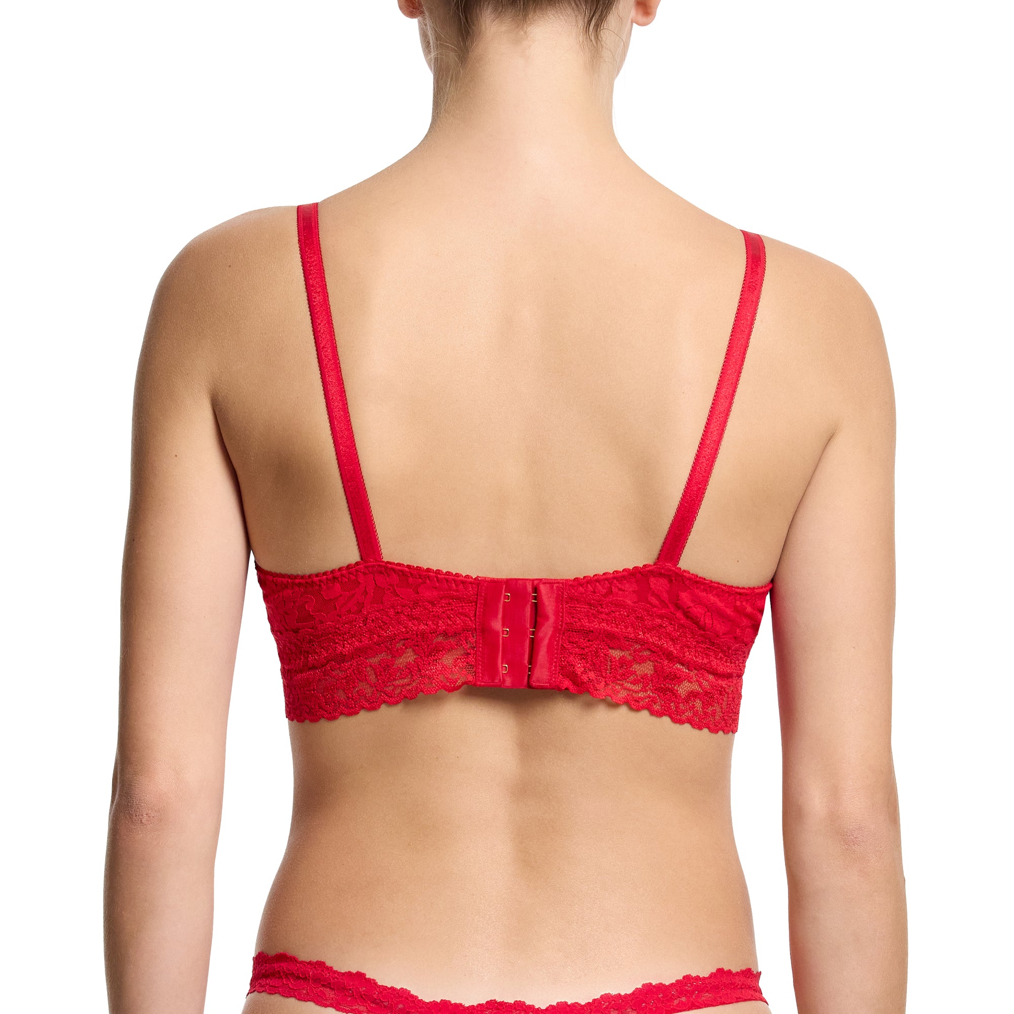Sig Lace Plunge Push-Up | Red