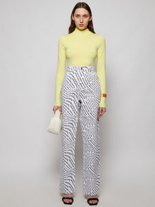 Women | Heron Preston | Ctnmb Mockneck Top | Lemon Yellow